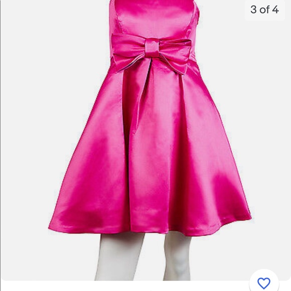 Betsey Johnson Dresses & Skirts - Like new excellent cond. Betsy Johnson Hot Pink Satin Strapless Party DressSz8